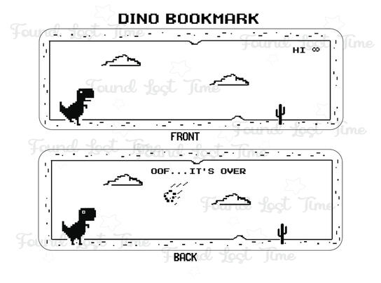 Dino Bookmark